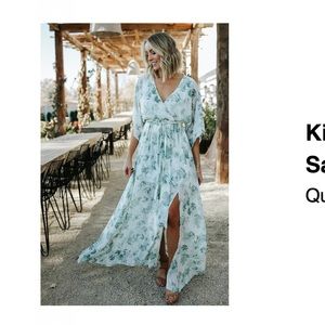 Kia Kimono Maxi Dress
